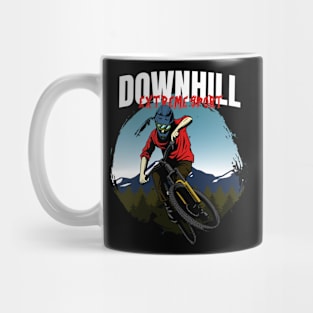 Downhill Extreme Sport Mug